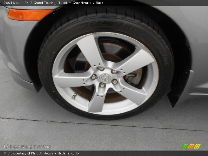 Titanium Gray Metallic / Black 2004 Mazda RX-8 Grand Touring