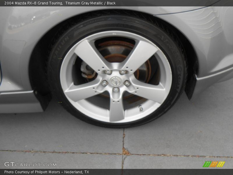 Titanium Gray Metallic / Black 2004 Mazda RX-8 Grand Touring