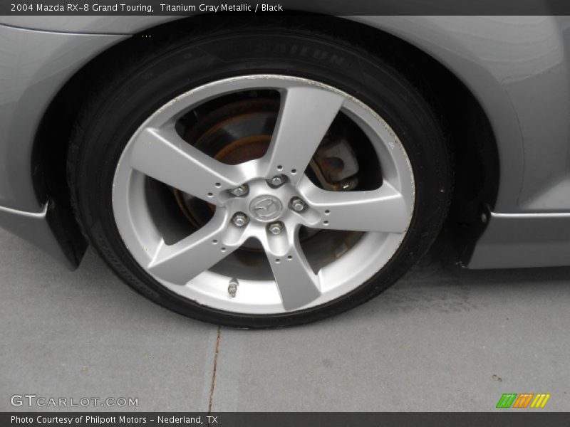 Titanium Gray Metallic / Black 2004 Mazda RX-8 Grand Touring