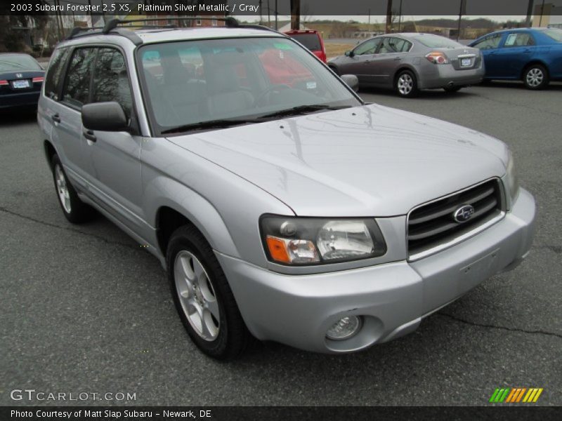 Platinum Silver Metallic / Gray 2003 Subaru Forester 2.5 XS