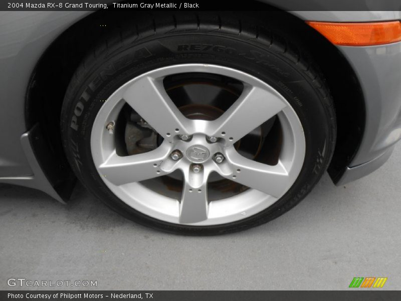 Titanium Gray Metallic / Black 2004 Mazda RX-8 Grand Touring