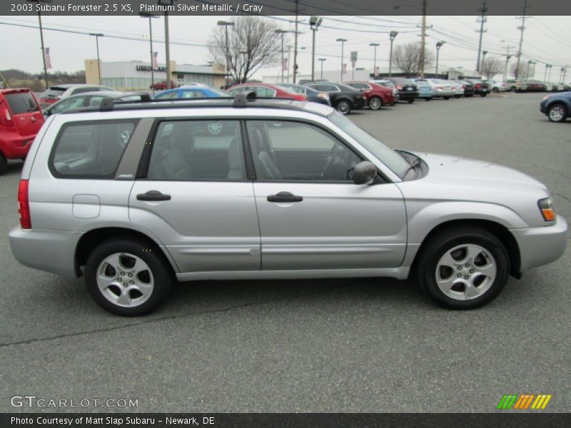 Platinum Silver Metallic / Gray 2003 Subaru Forester 2.5 XS