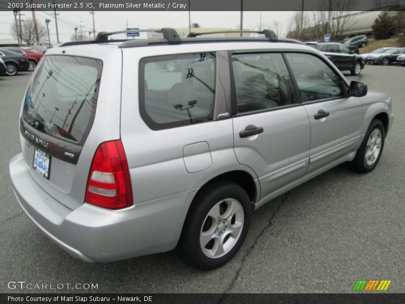 Platinum Silver Metallic / Gray 2003 Subaru Forester 2.5 XS