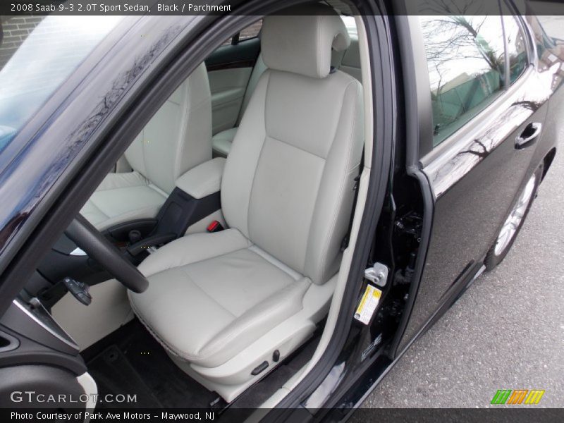 Front Seat of 2008 9-3 2.0T Sport Sedan