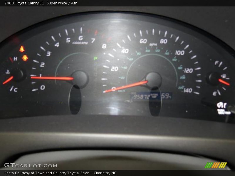 Super White / Ash 2008 Toyota Camry LE
