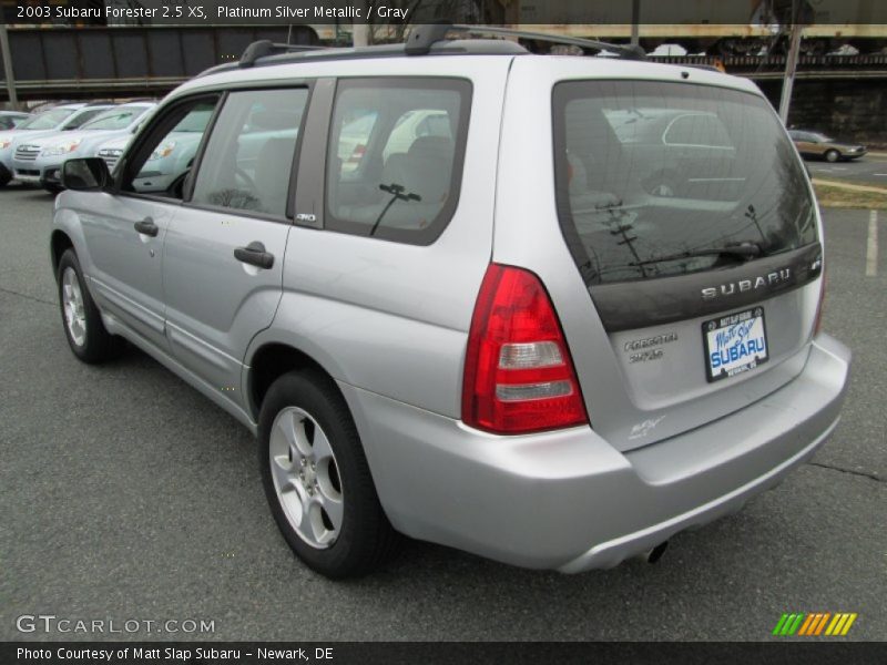 Platinum Silver Metallic / Gray 2003 Subaru Forester 2.5 XS