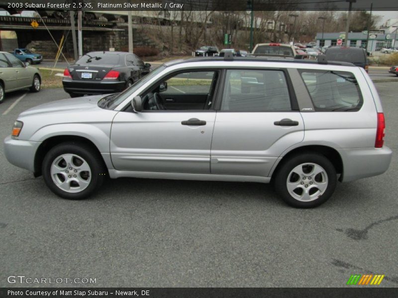 Platinum Silver Metallic / Gray 2003 Subaru Forester 2.5 XS