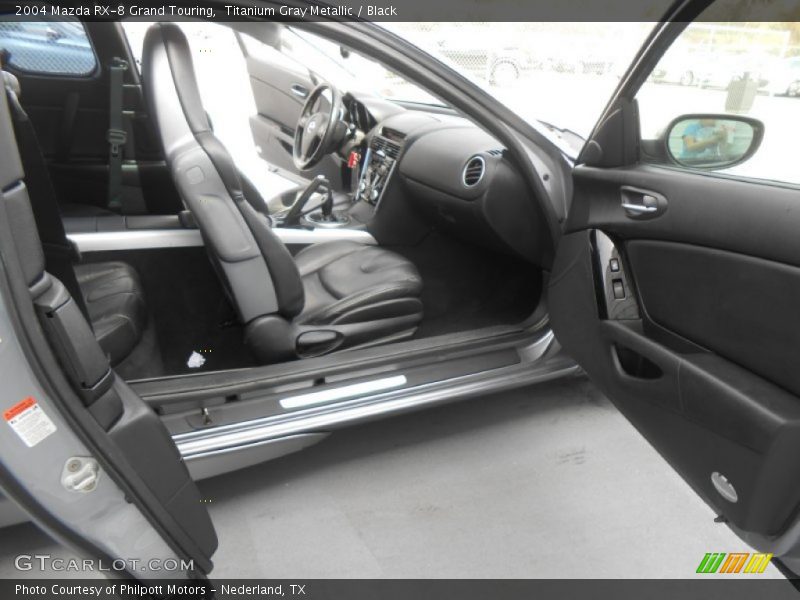 Titanium Gray Metallic / Black 2004 Mazda RX-8 Grand Touring