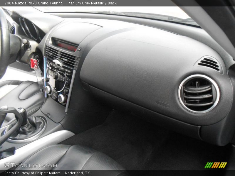 Titanium Gray Metallic / Black 2004 Mazda RX-8 Grand Touring