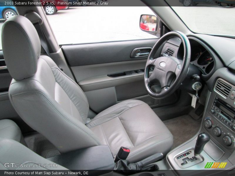 Platinum Silver Metallic / Gray 2003 Subaru Forester 2.5 XS
