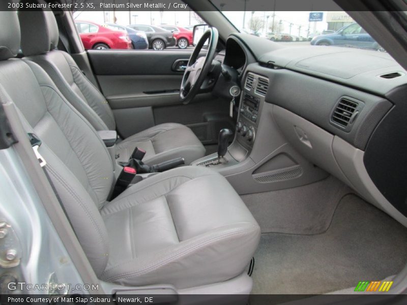 Platinum Silver Metallic / Gray 2003 Subaru Forester 2.5 XS