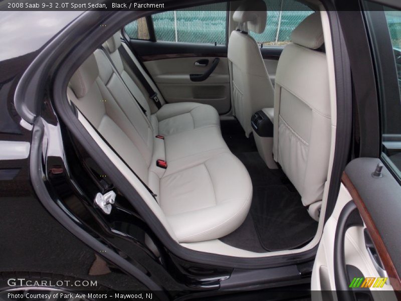 Rear Seat of 2008 9-3 2.0T Sport Sedan