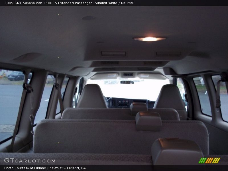 Summit White / Neutral 2009 GMC Savana Van 3500 LS Extended Passenger