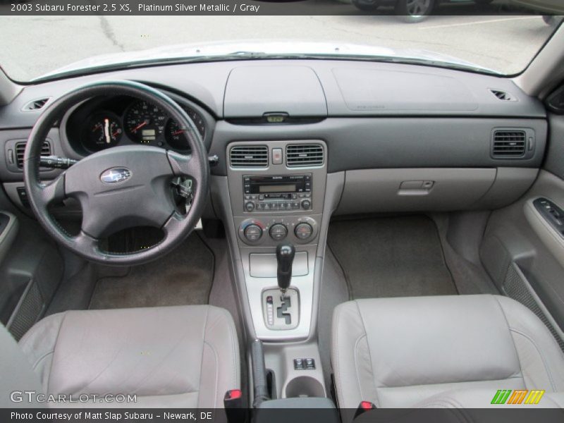 Platinum Silver Metallic / Gray 2003 Subaru Forester 2.5 XS