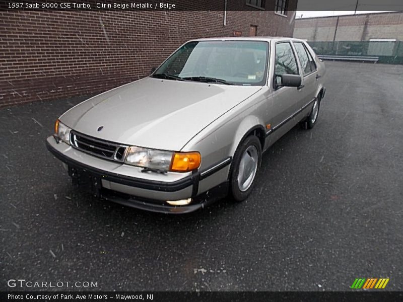 Citrin Beige Metallic / Beige 1997 Saab 9000 CSE Turbo