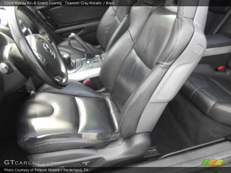 Titanium Gray Metallic / Black 2004 Mazda RX-8 Grand Touring