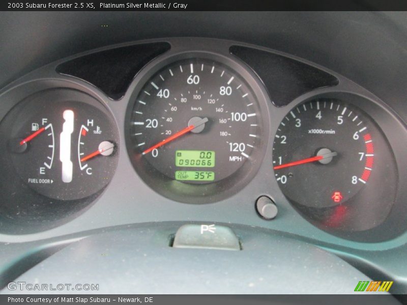 Platinum Silver Metallic / Gray 2003 Subaru Forester 2.5 XS