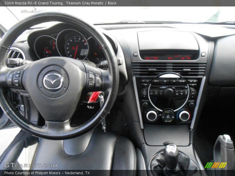 Titanium Gray Metallic / Black 2004 Mazda RX-8 Grand Touring