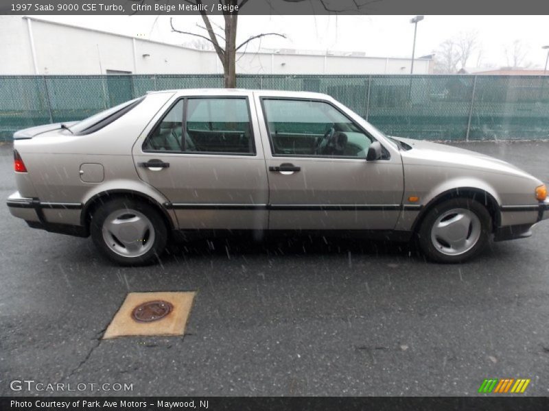 Citrin Beige Metallic / Beige 1997 Saab 9000 CSE Turbo