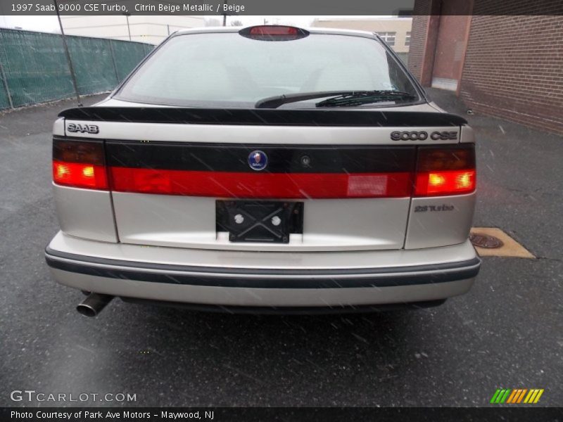 Citrin Beige Metallic / Beige 1997 Saab 9000 CSE Turbo