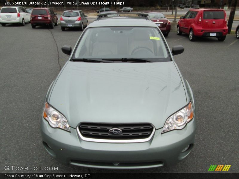 Willow Green Opalescent / Taupe 2006 Subaru Outback 2.5i Wagon