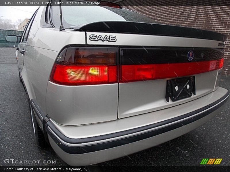 Citrin Beige Metallic / Beige 1997 Saab 9000 CSE Turbo