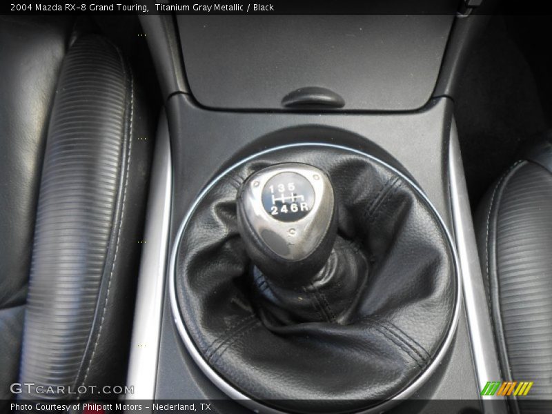 Titanium Gray Metallic / Black 2004 Mazda RX-8 Grand Touring