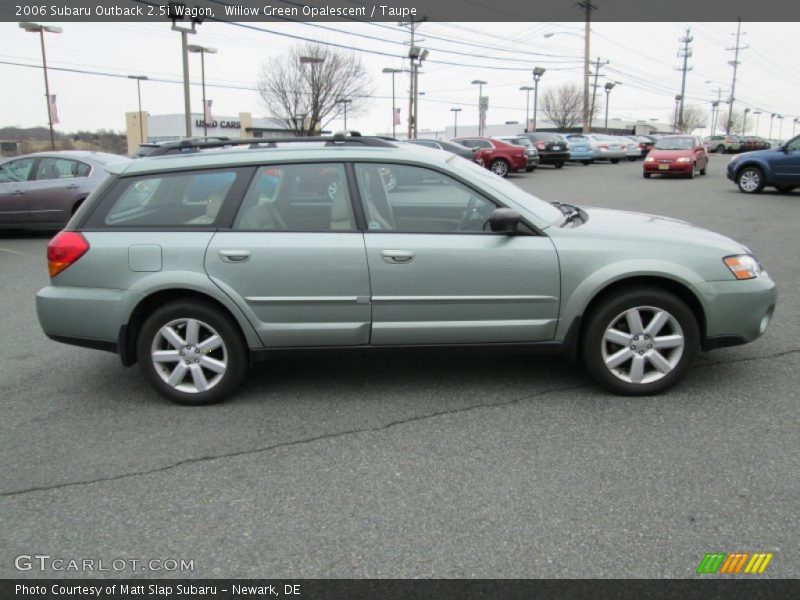 Willow Green Opalescent / Taupe 2006 Subaru Outback 2.5i Wagon