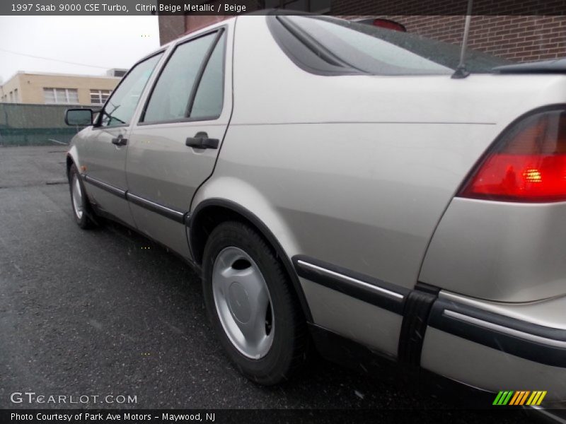 Citrin Beige Metallic / Beige 1997 Saab 9000 CSE Turbo