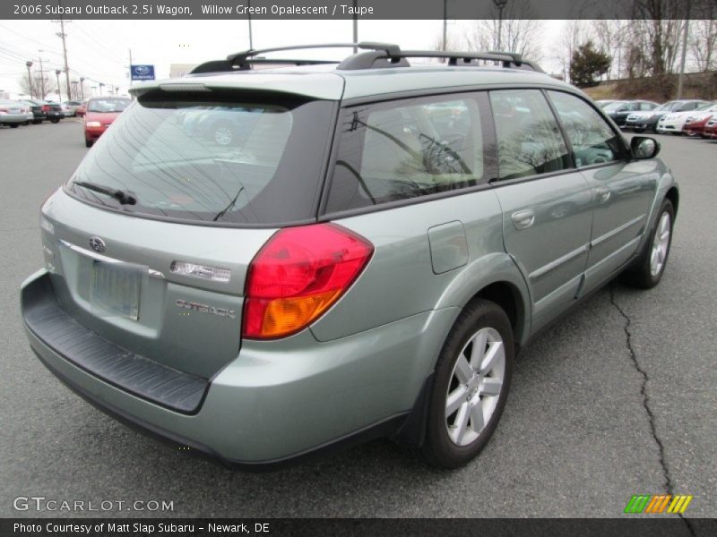 Willow Green Opalescent / Taupe 2006 Subaru Outback 2.5i Wagon