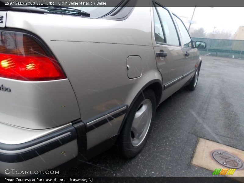 Citrin Beige Metallic / Beige 1997 Saab 9000 CSE Turbo