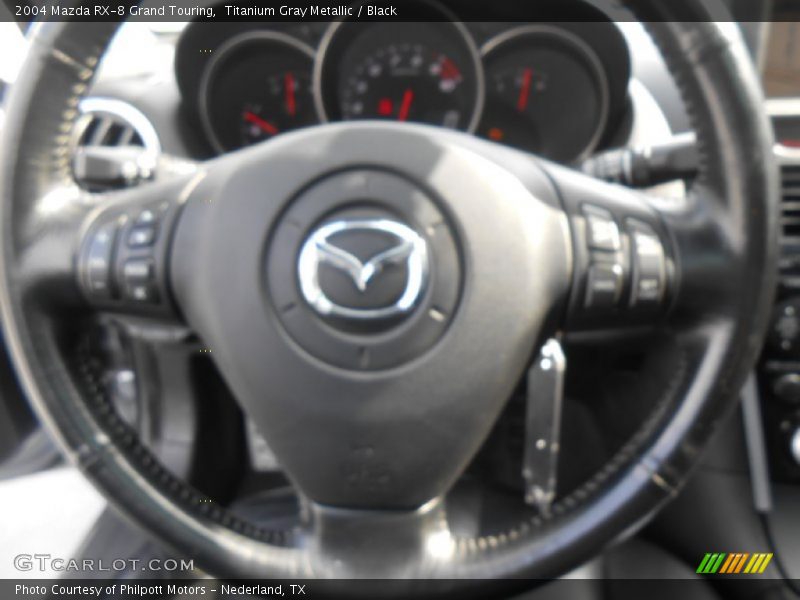 Titanium Gray Metallic / Black 2004 Mazda RX-8 Grand Touring