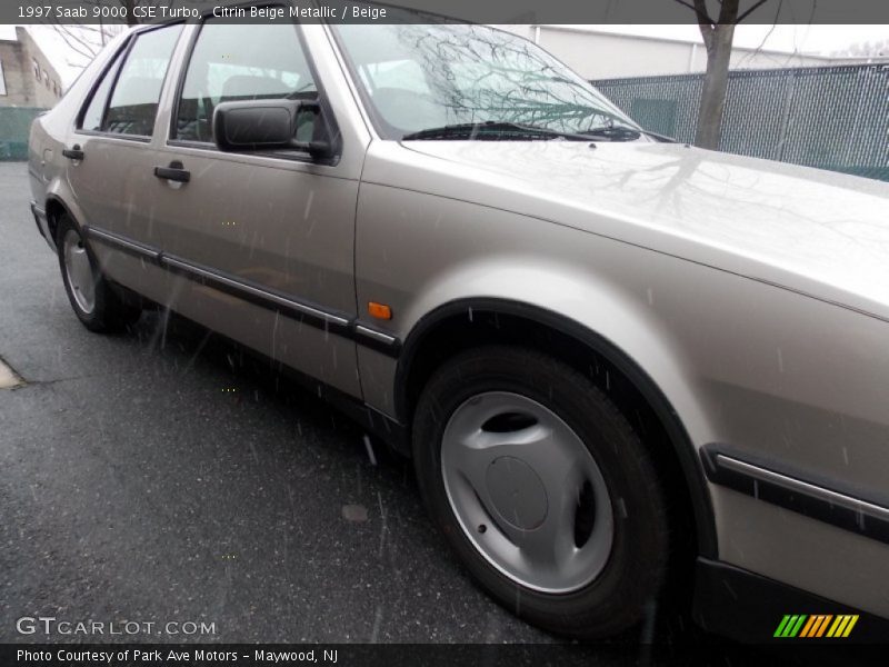 Citrin Beige Metallic / Beige 1997 Saab 9000 CSE Turbo