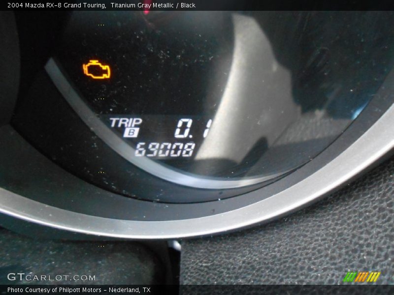 Titanium Gray Metallic / Black 2004 Mazda RX-8 Grand Touring