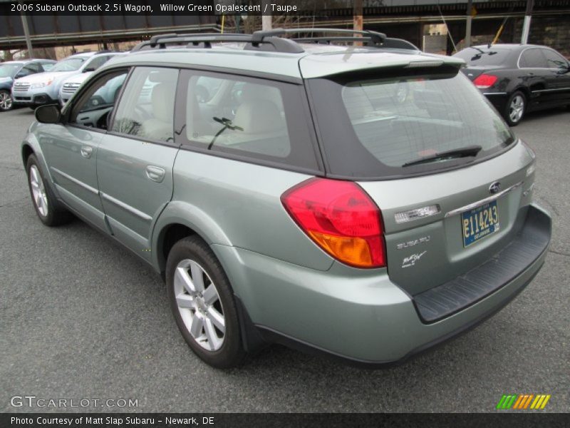 Willow Green Opalescent / Taupe 2006 Subaru Outback 2.5i Wagon