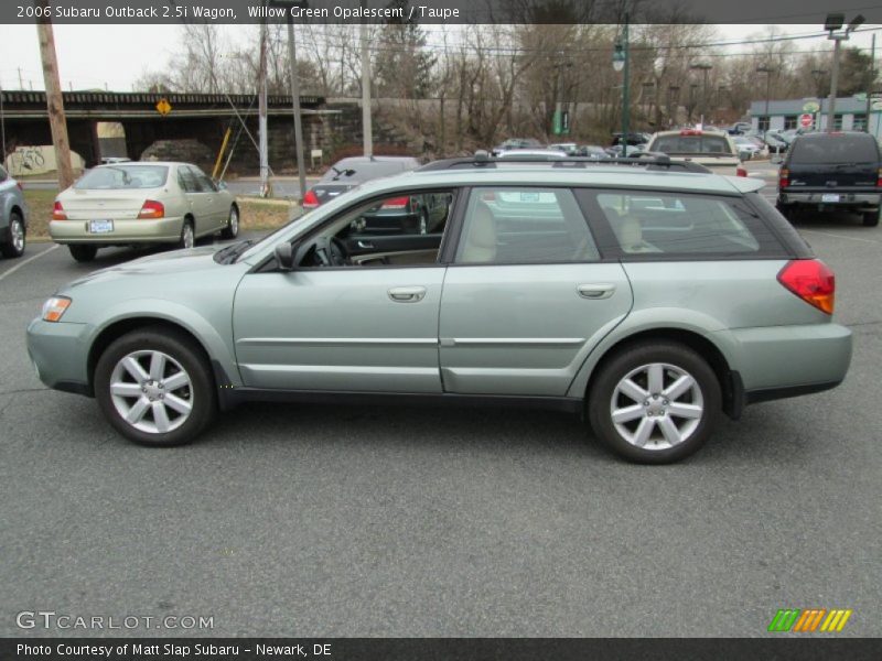Willow Green Opalescent / Taupe 2006 Subaru Outback 2.5i Wagon