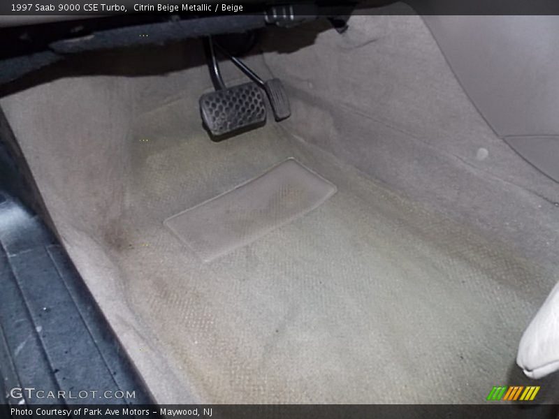 Citrin Beige Metallic / Beige 1997 Saab 9000 CSE Turbo
