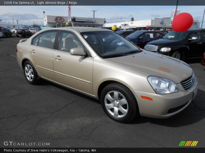 Light Almond Beige / Beige 2008 Kia Optima LX
