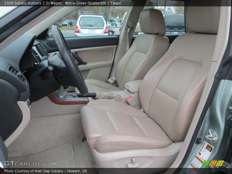 Willow Green Opalescent / Taupe 2006 Subaru Outback 2.5i Wagon
