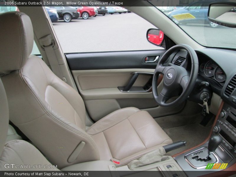 Willow Green Opalescent / Taupe 2006 Subaru Outback 2.5i Wagon