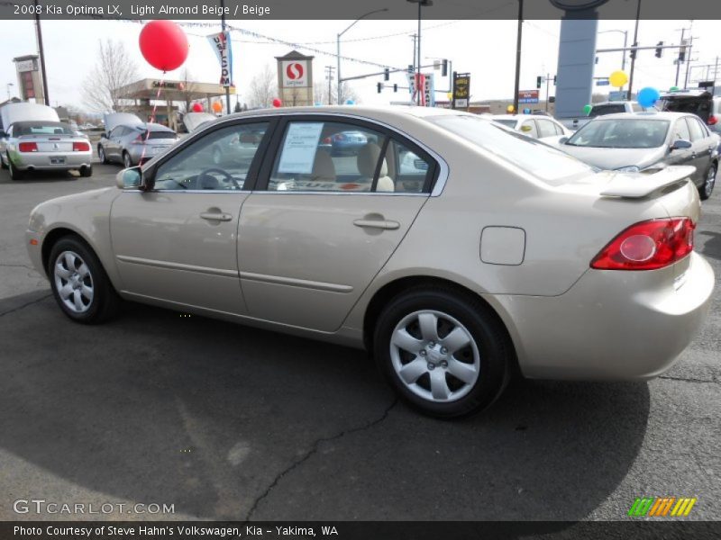 Light Almond Beige / Beige 2008 Kia Optima LX