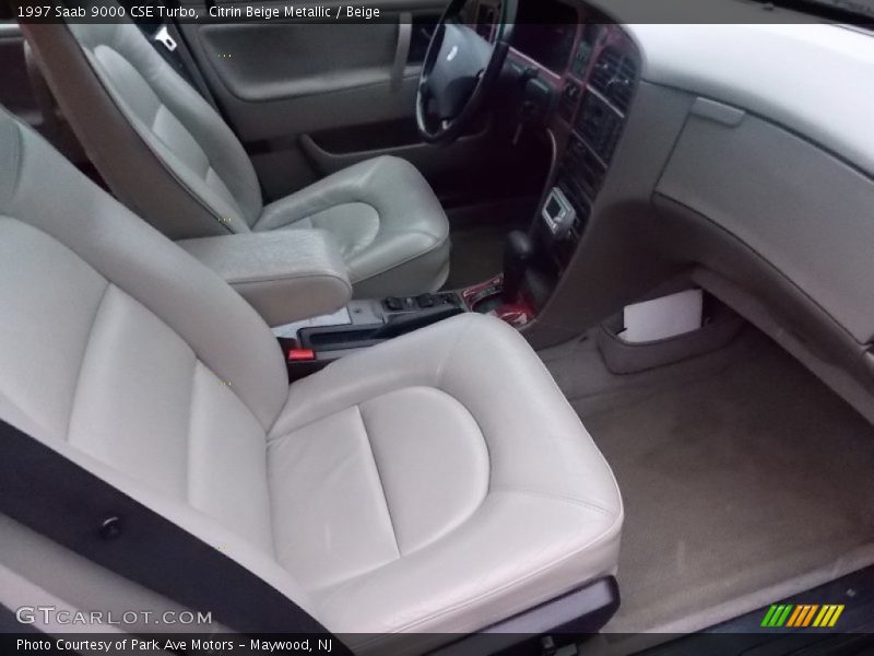 Citrin Beige Metallic / Beige 1997 Saab 9000 CSE Turbo