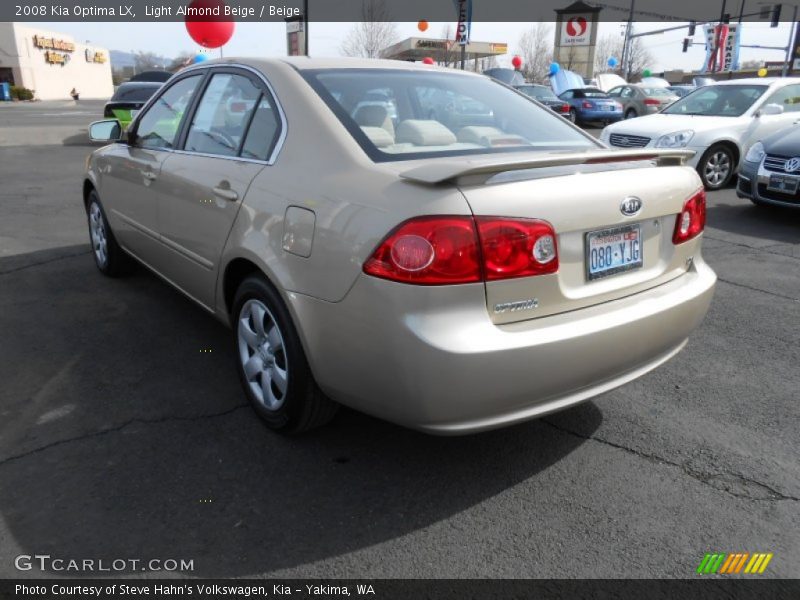 Light Almond Beige / Beige 2008 Kia Optima LX