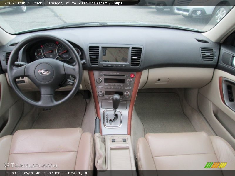 Willow Green Opalescent / Taupe 2006 Subaru Outback 2.5i Wagon