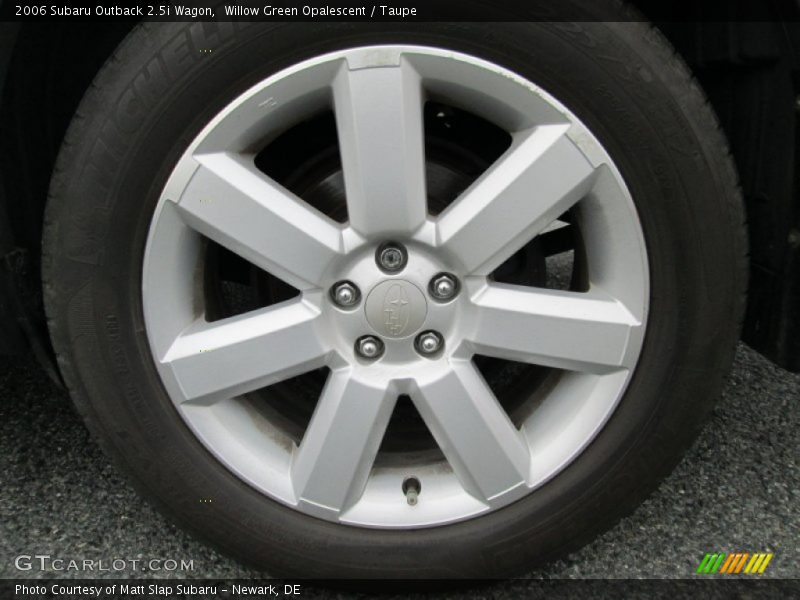 Willow Green Opalescent / Taupe 2006 Subaru Outback 2.5i Wagon