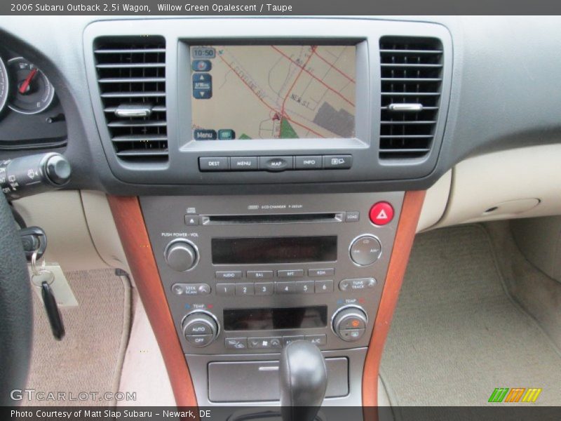 Willow Green Opalescent / Taupe 2006 Subaru Outback 2.5i Wagon