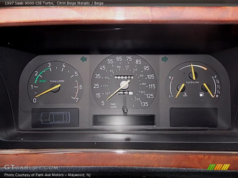 1997 9000 CSE Turbo CSE Turbo Gauges