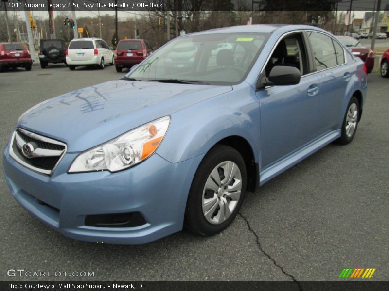 Sky Blue Metallic / Off-Black 2011 Subaru Legacy 2.5i