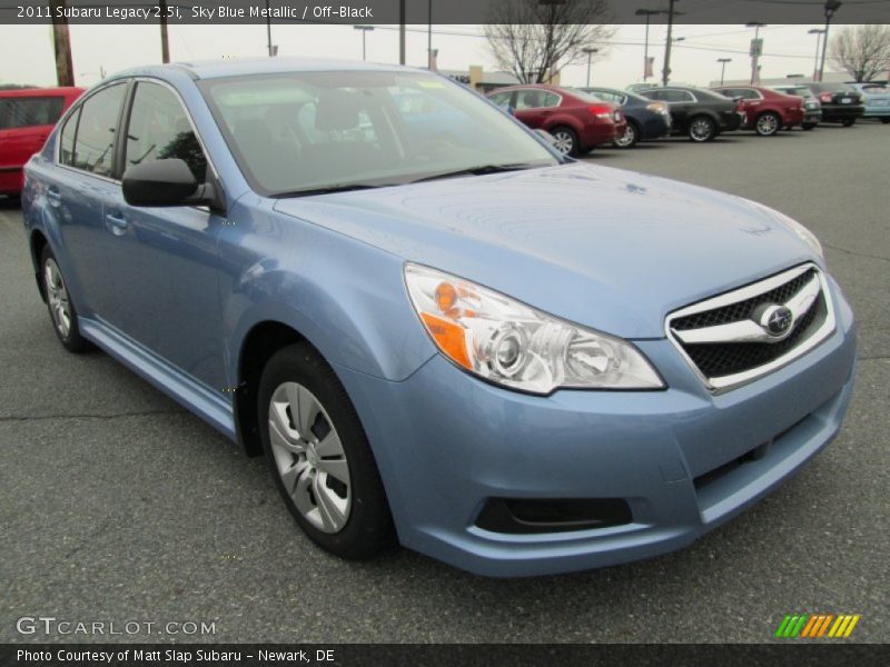 Sky Blue Metallic / Off-Black 2011 Subaru Legacy 2.5i