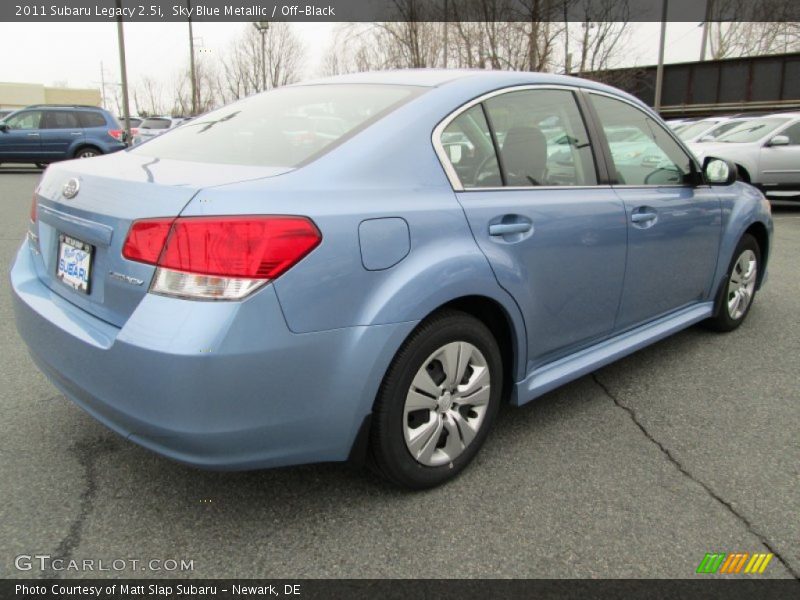 Sky Blue Metallic / Off-Black 2011 Subaru Legacy 2.5i